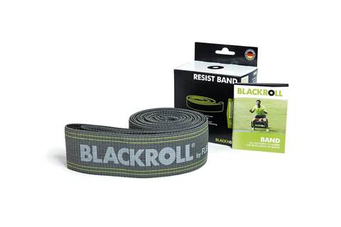 Эспандер-лента текстильная BLACKROLL® RESIST BAND 190 см, тяжелое сопротивление ~113 кг (серая)