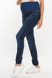 Утепленные джинсы для беременных (SKINNY) 09579 синий
