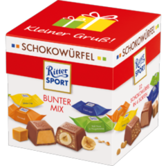 Подарочный набор Ritter Sport Schokowürfel Bunter mix 176 гр