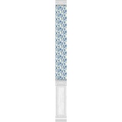 Ламинированная панель ПВХ Росария голубая 2700х250мм