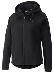 Женская теннисная куртка Puma Evostripe Full Zip Hoodie - black