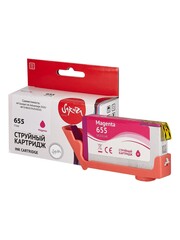 Струйный картридж Sakura CZ111AE (№655 Magenta) для HP Deskjet Ink Advantage 3525, 4615, 4625, 5525, 6525, водорастворимый тип чернил, пурпурный, 11 мл., 600 к.