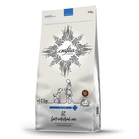 CRAFTIA GALENA DOG GASTROINTESTINAL сухой корм для собак при заболеваниях ЖКТ 2 кг