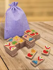 Домино детское в мешочке