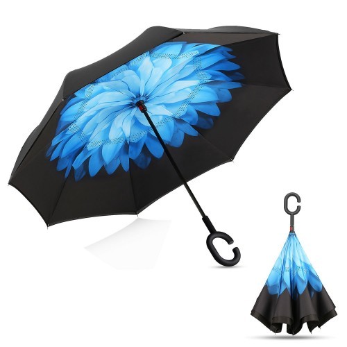 Зонты Зонт-наоборот "Голубой цветок" 0710b7d512a32bfbd79536d084e29cd2.jpg