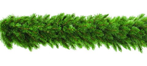 TRIUMPH TREE хвойная гирлянда Лесная красавица зеленая 270*33 см