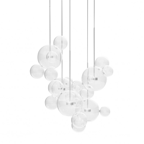 Люстра Balls Circular 24 Bubbles Chrome D100