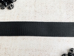 Лента ременная стропа, 40 гр/м, ш. 5 см, чёрный