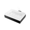 Decor Walther 0561860 Decor Walther Corner WSS Мыльница подвесная, стекло сатинированное, цвет: черный матовый