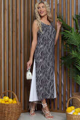Сарафан Новый сезон (черно-белый) П13385-10М LT Collection