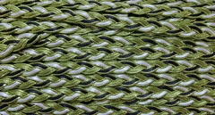 Лента декоративная люрекс косичка, ш. 1,2 см, фисташковый