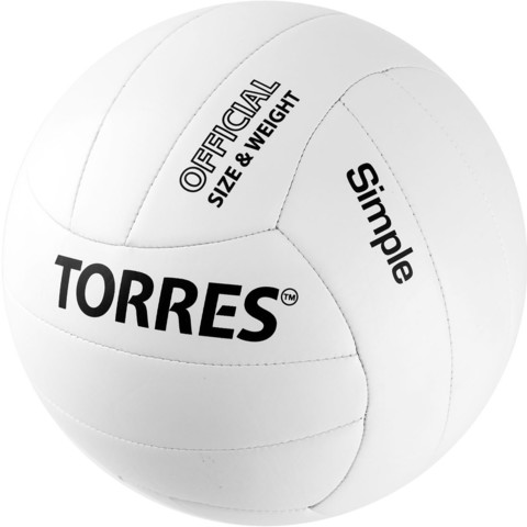 Мяч волейбольный TORRES Simple арт.V32105, р.5