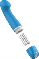Голубой G-вибростимулятор Bdesired Deluxe Curve - 15,2 см. - 
