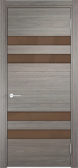 Межкомнатная дверь Турин 10 / Цвет Дуб шервуд вералинга / Стекло "Лакобель" / Двери Верда