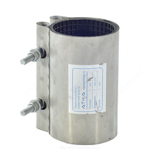 Хомут ремонтный односторонний сталь нерж Ду 250 Дн 270-280 L=200мм