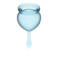 Набор голубых менструальных чаш Feel good Menstrual Cup - 
