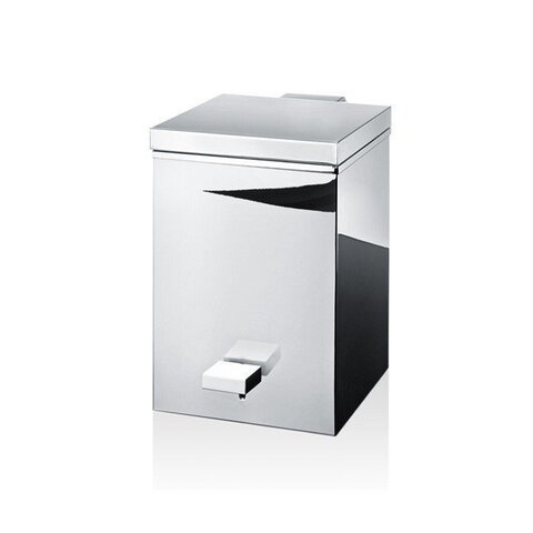 Decor Walther 0614600 Decor Walther Cube TE 75 SC Ведро с педалью и крышкой 17x26x26.5см, цвет: хром