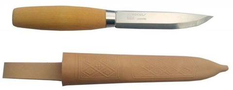 Нож Morakniv Classic Original №1 стальной, лезвие: 99 mm, прямая заточка бежевый, коробка подарочная (11934)