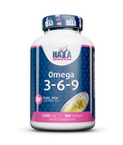 Омега 3-6-9 1200 мг, Omega 3-6-9 1200 mg, Haya Labs, 100 капсул 1