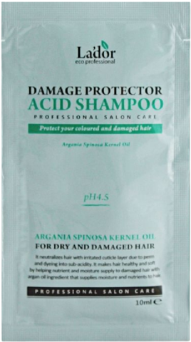 Lador Шампунь для волос с аргановым маслом Damaged Protector Acid Shampoo