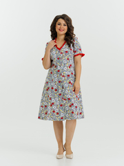 4549 Халат на пуговицах