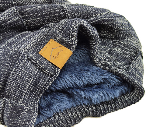 Картинка шапка-бини Skully Wear ZZM-998 4(navy) - 4