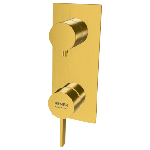 Remer MC93WBBG Смеситель для душа Remer Metrica MC93WBBG, золото брашированное
