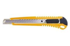 Нож 9 мм выдвижное лезвие металлическая направляющая Sparta