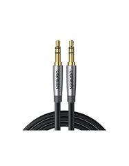 Кабель UGREEN 3,5mm Male to Male Alu Case Braid Audio Cable, 2м AV150, серебристо-серый