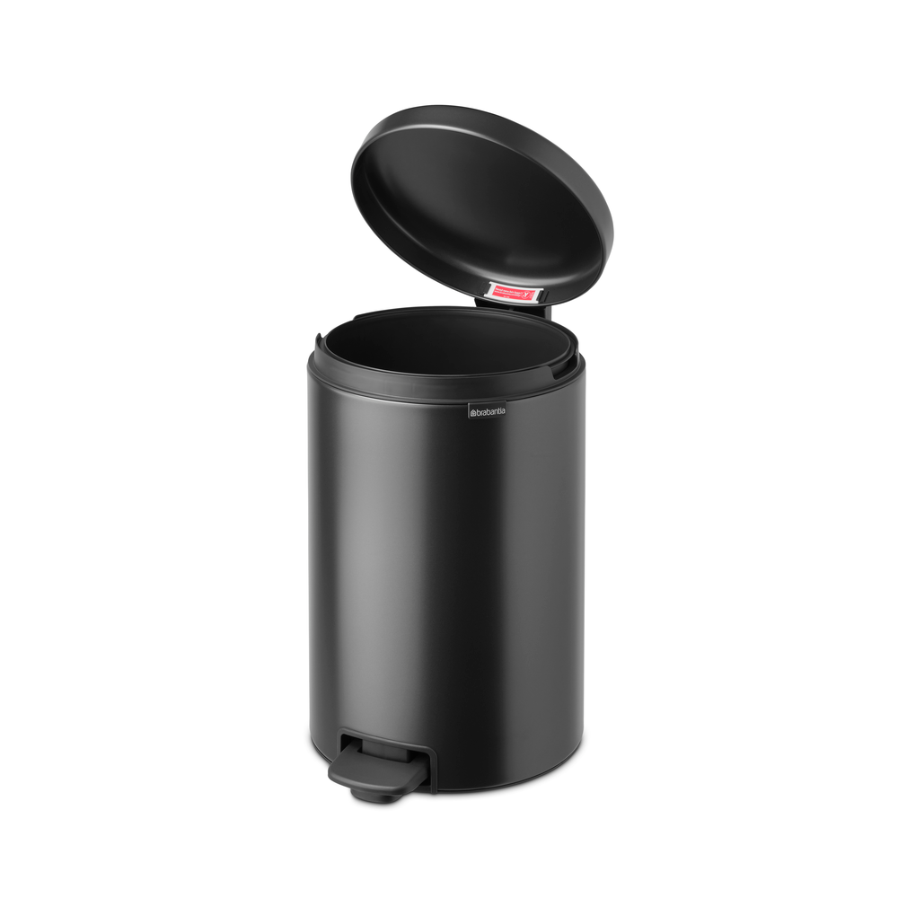 Мусорный бак newIcon с педалью (20 л), Темно-серый, арт. 233500 - фото 2