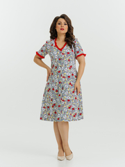 4549 Халат на пуговицах