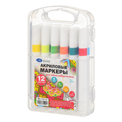 
          Маркер для скетчинга Basir, акриловый, на водной основе, 12 цветов