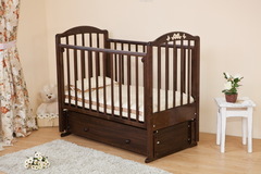 С 580 Кровать детская "Регина" накладка №23 (бабочки) (белый)