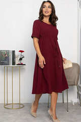 Платье Майя (бордовое) П13937-3М LT Collection