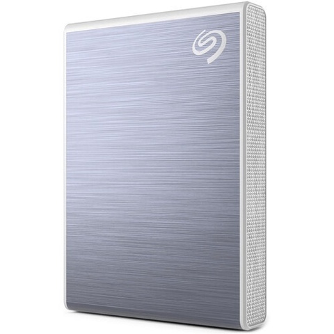 Внешний диск SSD Seagate 2TB One Touch USB 3.2 Gen 2 Голубой Плетеная ткань