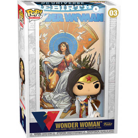 Funko POP! Comic Covers: Wonder Woman 80th (Rebirth) On Throne (03)