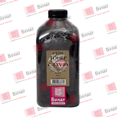 Тонер БУЛАТ s-Line C-EXV49 (тонер+девелопер) для Canon iR C3320 (Чёрный, банка 350 г, для полной заправки использовать 2)
