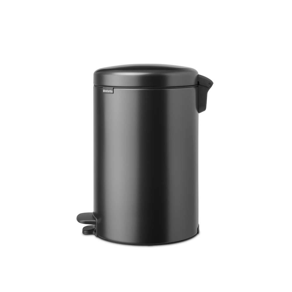 Мусорный бак newIcon с педалью (20 л), Темно-серый, арт. 233500 - фото 3