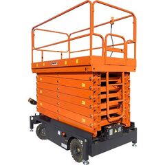 Подъемник самоходный GROST Tower Drive BS 500-14 ( Tower 0.5-14 ) ножничного типа с питанием от аккумуляторов