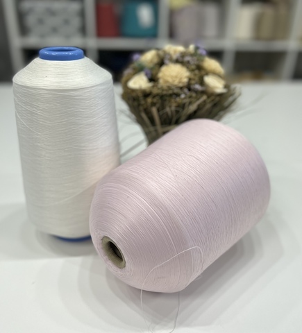 100% эластан Lustle Yarn Kyoritsu Co 6000 нежнейший розово-сиреневый