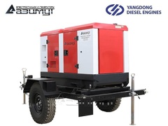Дизельный генератор Азимут ЭД-24С-Т400-1РКМ55 Yangdong на шасси в кожухе