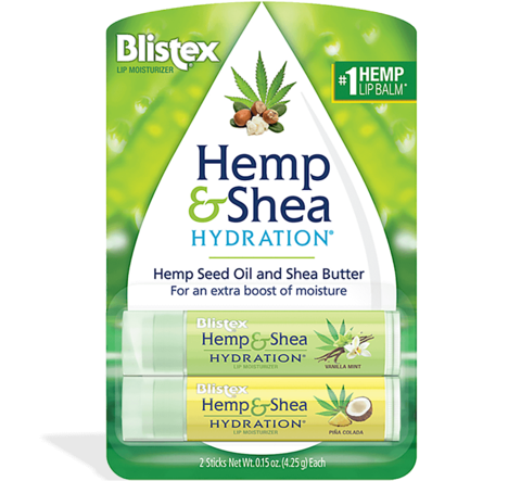 Blistex Hemp & Shea Hydration 2 sticks
