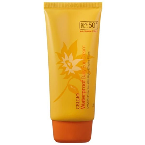 Cellio Waterproof daily sun cream SPF50+ PA+++ Крем солнцезащитный водостойкий