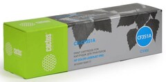 Картридж лазерный Cactus CS-CF351A CF351A голубой (1000стр.) для HP M176/M177