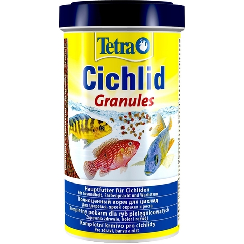 Tetra Cichlid Granules корм для цихлид и других крупных рыб (гранулы) 500мл