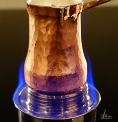 Турка Сой SOY из меди и серебра 125 мл