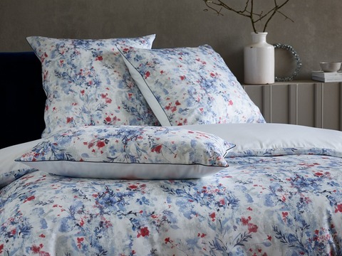 Постельное белье 2 спальное евро Curt Bauer Esther 6218 frosty blue