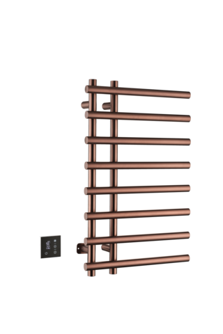 Boheme 722-CB Полотенцесушитель электрический круглый сухой COPPER BRUSHED