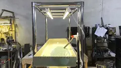 Домашняя стеллажная многоярусная гидропонная установка SLIM 3 ЯРУСА 180x850x350мм