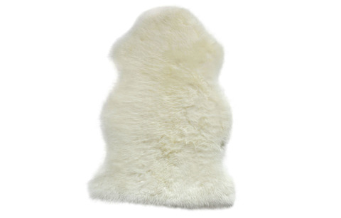 Ковер шкура овчины 95х55 Garda Decor белая